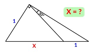 Sweden Math Olympiad Geometry Challenge | Find the length X