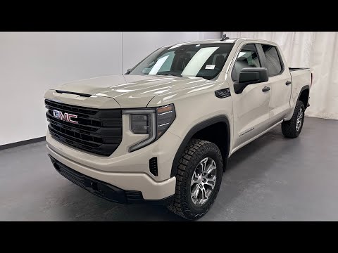 2026 GMC Sierra 1500 Crew Cab Short Box 4-Wheel Drive Pro in Tan for sale at Davis GMC Buick Lethbridge in Lethbridge, AB
