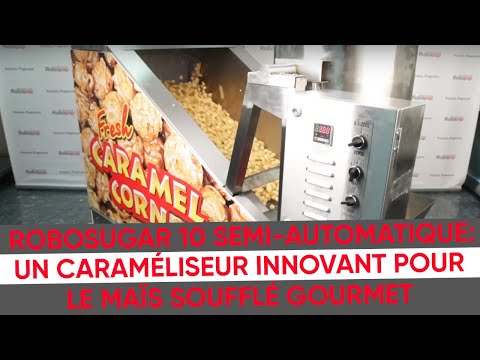 , title : 'RoboSugar 10 semi-automatique: un caraméliseur innovant pour le maïs soufflé gourmet // Popcorn'
