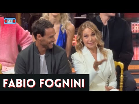 Dancing with the Stars: Fabio Fognini jokes with Barbara D'Uso at a press conference.