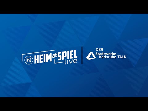 „HEIMatSPIEL LIVE! – Der Stadtwerke Karlsruhe TALK“: KSC - Hannover 96