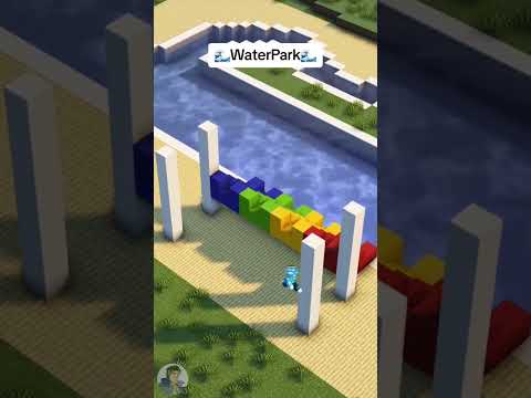 Insane Water Park Build in Minecraft #epic