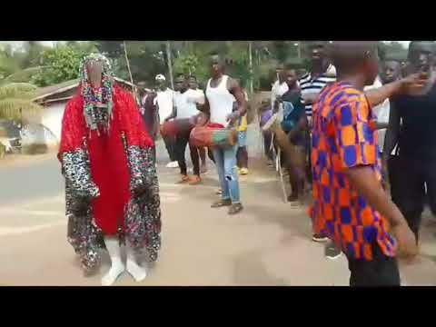 Ojeh Society Opening Ceremony In Mambolo, Sierra Leone West Africa