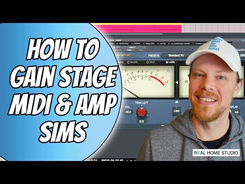 How to Gain Stage Midi Instruments & Guitar Amp Sims