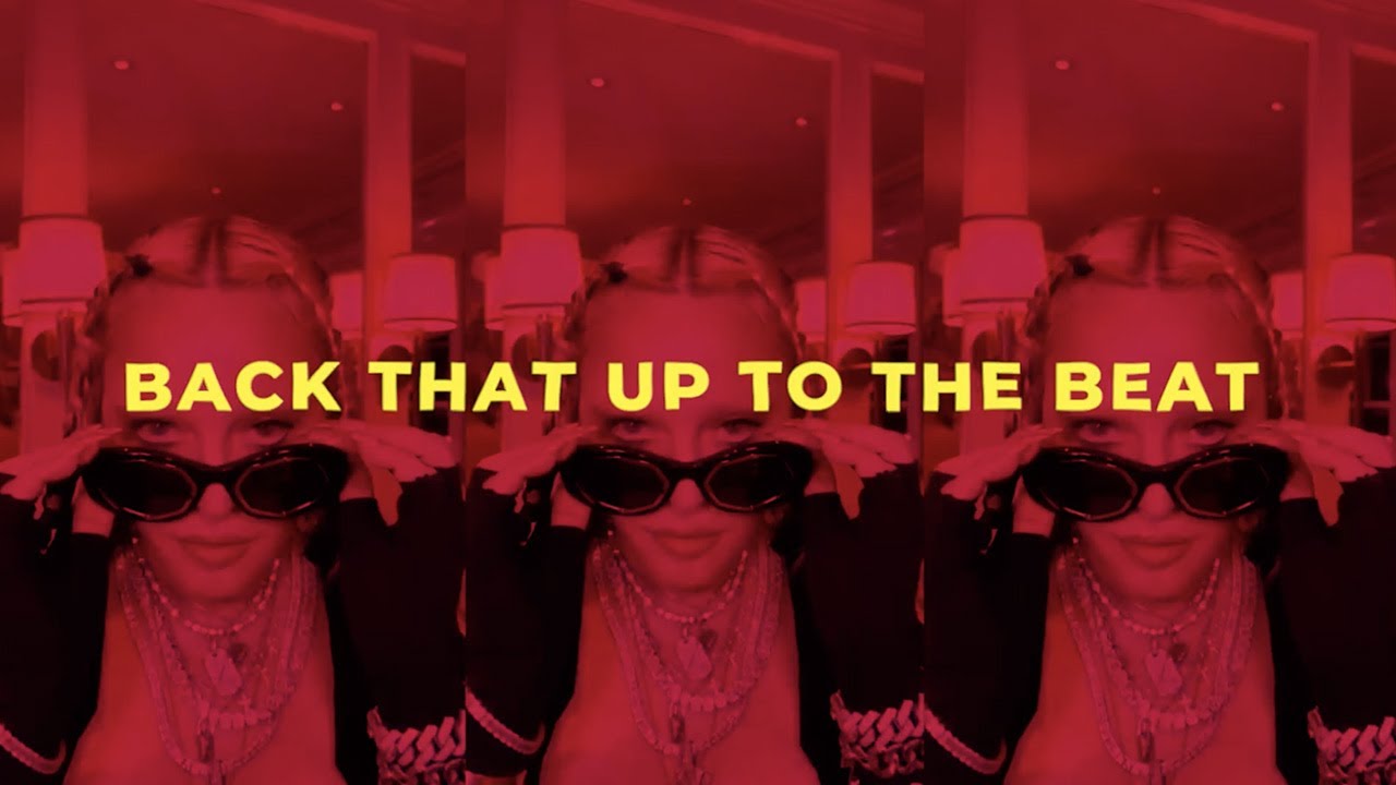 Madonna — Back That Up To The Beat (Lyric Video)