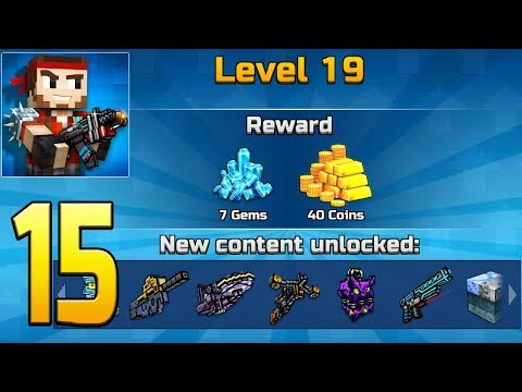 Pixel Gun 3D - Gameplay Walkthrough Part 15 - Level 18 & 19