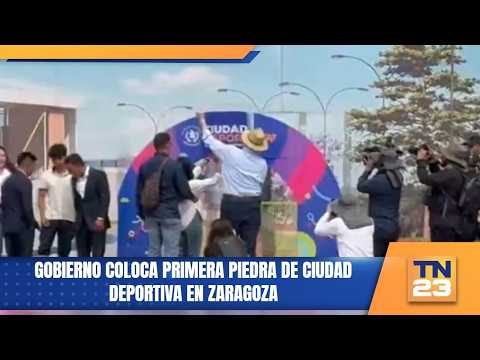 Gobierno coloca primera piedra de Ciudad Deportiva en Zaragoza