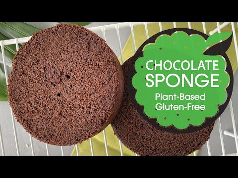 The Best Chocolate Sponge | Vegan, Gluten-Free, No Refined Sugar