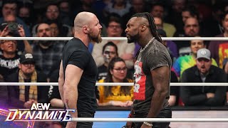 Swerve Strickland comes face-to-face with AEW World Champion Jon Moxley! | 3/26/25, AEW Dynamite