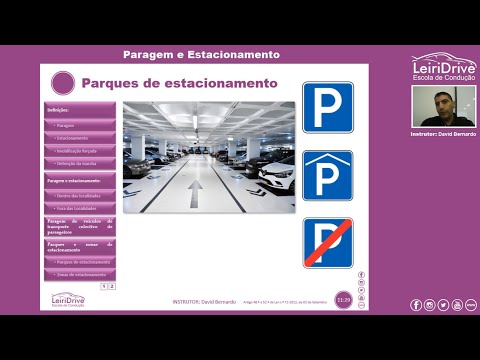 Aula de Código - Paragem e Estacionamento