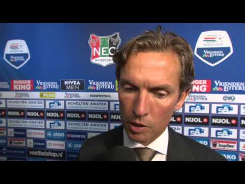 Reactie Alex Pastoor na afloop van N.E.C. - PEC Zwolle
