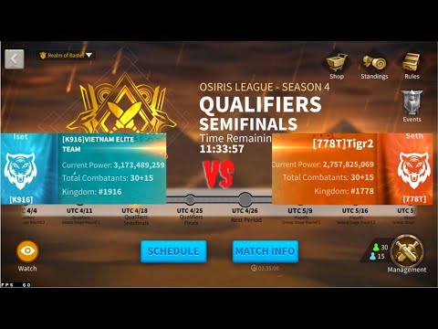 Osiris League : K916 vs 778T
