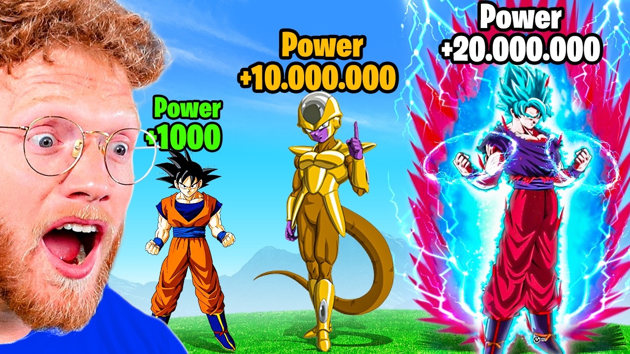 GOKU vs FREIZA POWER LEVEL COMPARISON