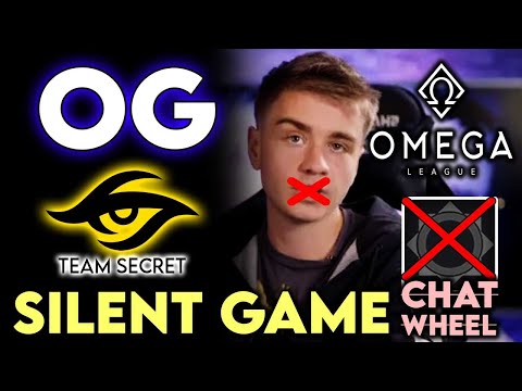 Team Secret vs OG - Most Silent Game OF OG - More Than a Stomp NO MERCY|| OMEGA League Dota 2