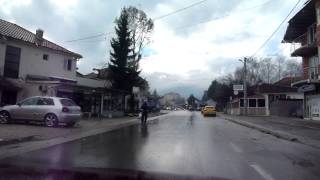 preview picture of video 'Driving through Kicevo .'