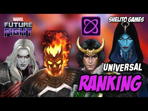 RANKING T3 & Trascendidos - Personajes UNIVERSAL | Marvel Future Fight