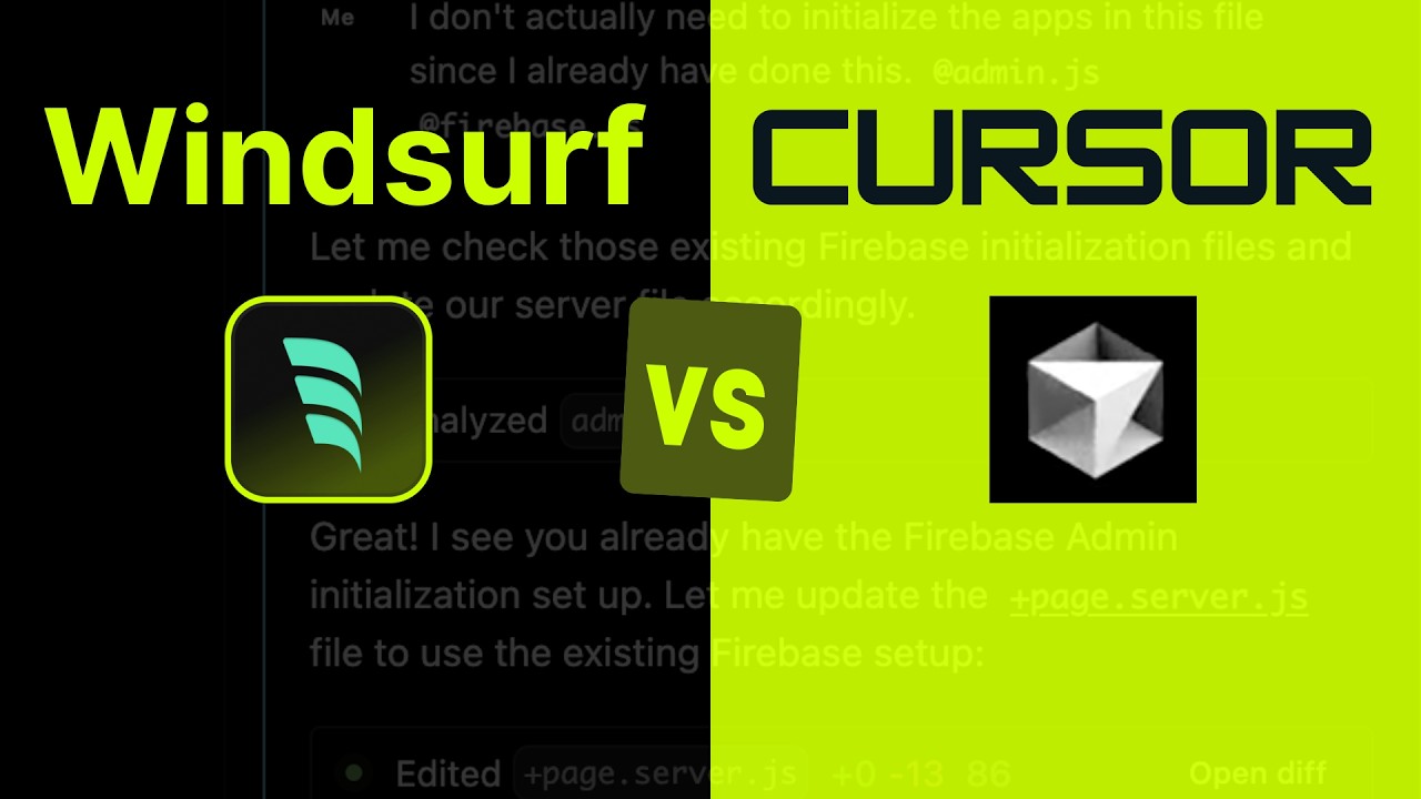Windsurf VS Cursor - Detailed Comparison & Coding CHALLENGE