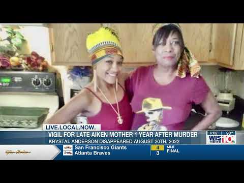 Candlelight vigil for Krystal Anderson