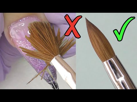 Acrylic Nail Brushes for Beginners from Amazon▫️How To Prep & Clean |  Zoccee Brushes Review