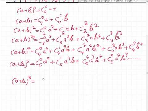 Elemente de Combinatorica (part 7/8): Binomul lui Newton