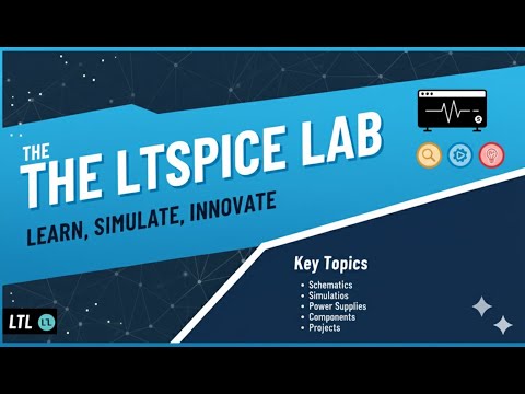 LTSpice Tutorial #1: How to Capture Schematics & Probe Voltages and Currents | The LTSpice Lab