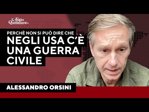 "Because you can't say there's a civil war in the United States." Orsini explains