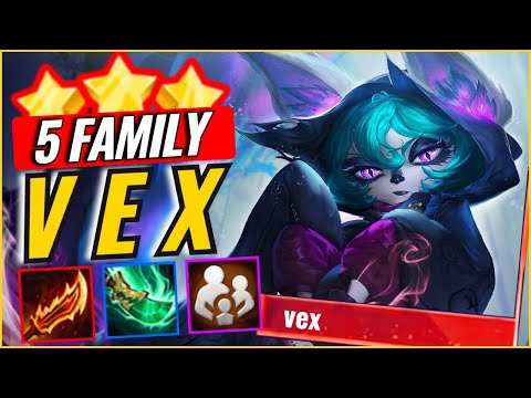 ⭐⭐⭐ 3-Star Vex Carry with 5 Family and 7 Visionary Comps | TFT Set 13 Gameplay