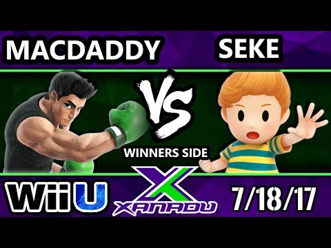 S@X 211 - MacDaddy (Little Mac) Vs. Seke (Lucas) - SSB4 Tournament - Smash Wii U