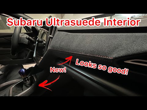 2022 WRX Subaru Ultrasuede Interior Kit Install