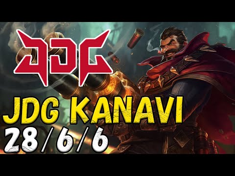 JDG Kanavi グレイブス(Graves) VS セジュアニ(Sejuani) JG patch 12.18 KR RANK