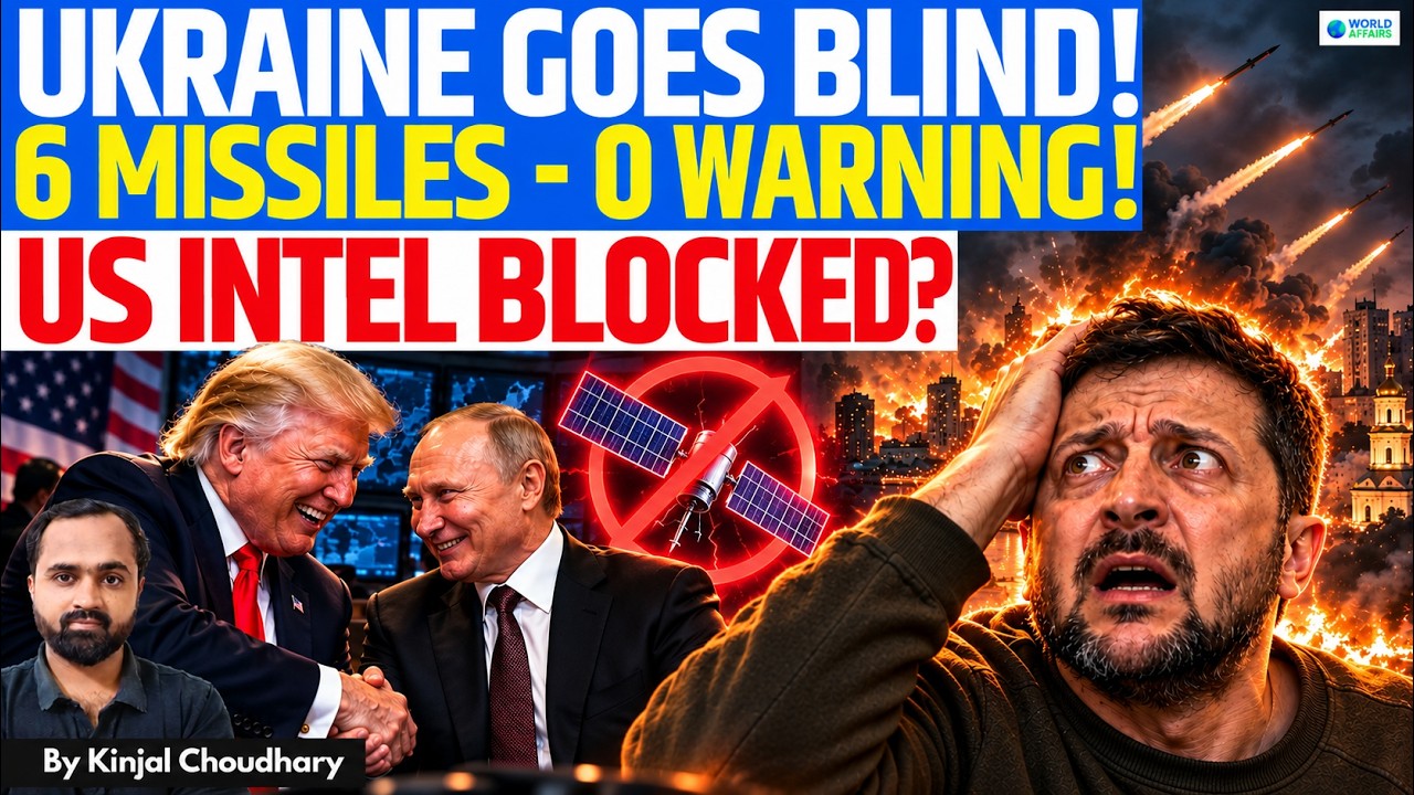 TRUMP SWITCHES OFF UKRAINE’S EYES? S-400 Missiles Hit Kyiv Before Sirens, Lesson for India | Kinjal