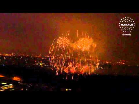 (4K) Novoroční ohňostroj PRAHA 2016 - Dron | New year pyromusical PRAGUE 2016