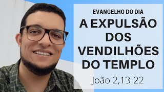 JESUS EXPULSOU OS VENDILHÕES DO TEMPLO (JOÃO 2,13-22) | JOÃO CLAUDIO RUFINO