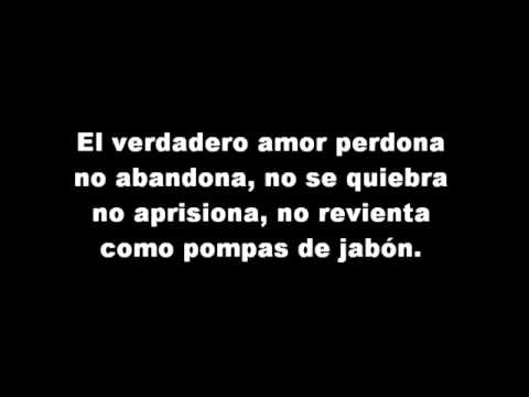 mana el verdadero amor perdona letra