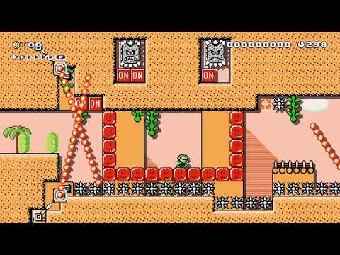 Super Mario Maker 2 Level Showcase: Desert Destruction