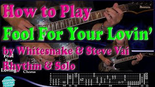 How To Play Fool For Your Loving On Guitar