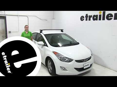 Fit Test: Custom DK Fit Kit for 4 Rhino-Rack 2500 Series Roof Rack Legs on a 2013 Hyundai Elantra