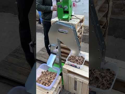 Kadıoğlu CKK45 Ceviz Kırma Makinesi ve Kadıoğlu Boost500Z Kabuk Ayırma Makinesi