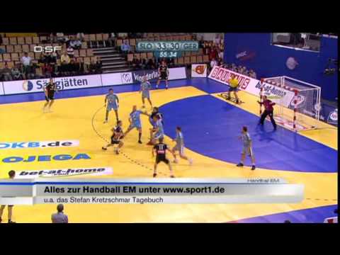 Deutschland - Slowenien (34:34) HANDBALL EURO 2010 (Germany - Slovenia)