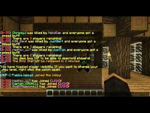 Minecraft hunger games with zach and daphne