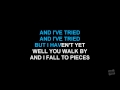 I Fall To Pieces in the style of LeAnn Rimes karaoke video