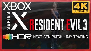 [4K/HDR] Resident Evil 3 (Next-gen patch) / Xbox Series X Gameplay / 60 fps & Ray Tracing