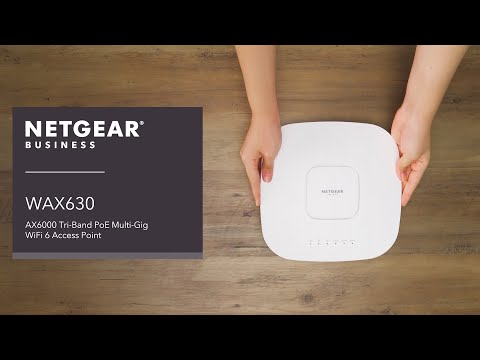 NETGEAR WAX630 access point - How to Install