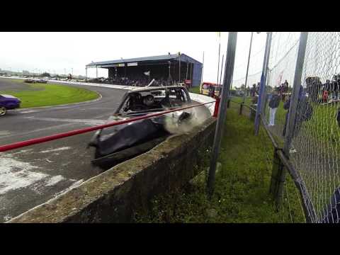 Demolition derby crash rosegreen 10 july 2016
