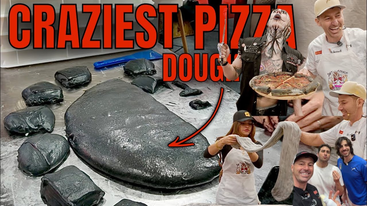 Next-level charcoal dough for foodies influencers