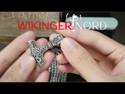 Thors Hammer Kette aus Echtem Silber