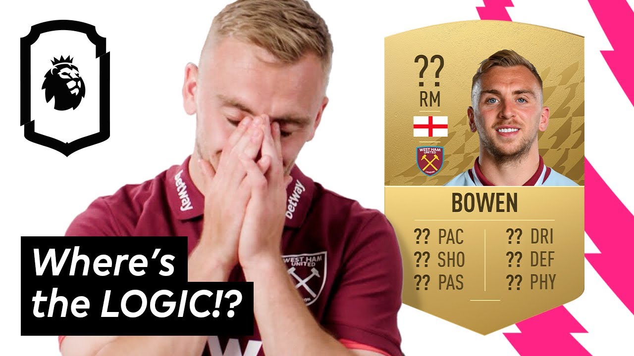 WHERE’S THE LOGIC! Jarrod Bowen reacts to his FIFA 22 Rating 😱 | Uncut