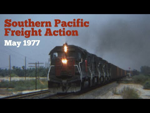Southern Pacific (SP) Diesels - Freight Action in May 1977 - Firebox Vault 34