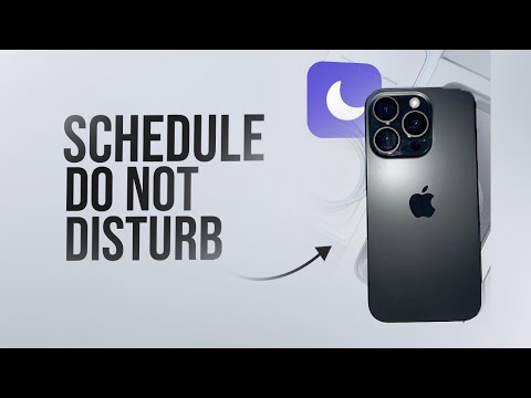 How to Schedule Do Not Disturb Mode on iPhone (tutorial)