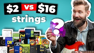 Do expensive strings sound better? (The Ultimate String Test!)